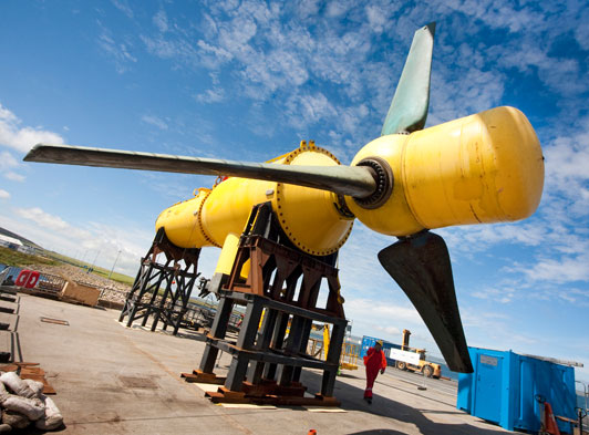 Fall of Warness (Orkney) Tidal Turbine (2009)